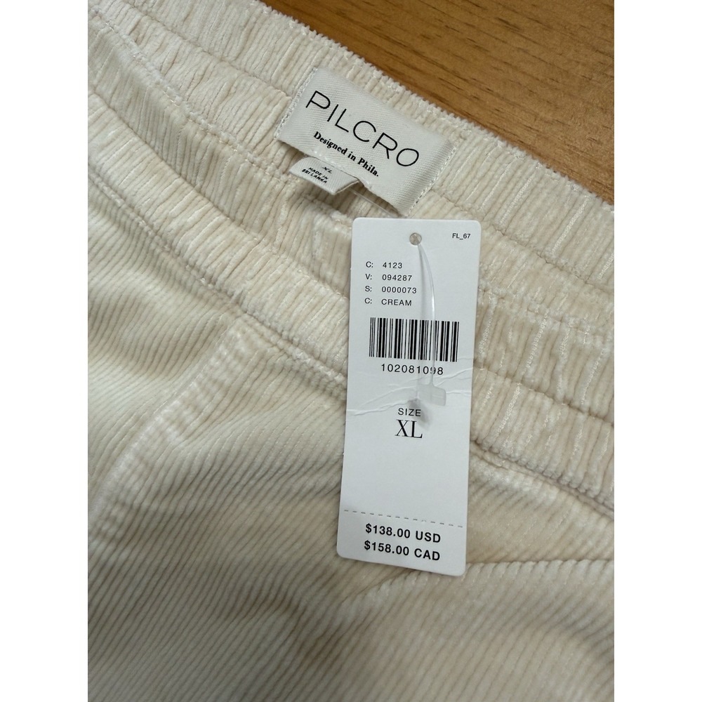 Pilcro Anthropologie Womens XL Izzie Relaxed Corduroy Pull On Barrel Pants Boho - Picture 7 of 7